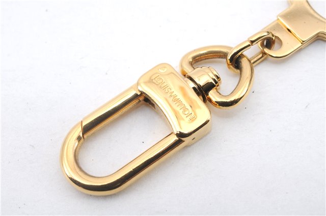 Authentic Louis Vuitton Charm Key Chain Anokre Gold M62694 LV 1347D