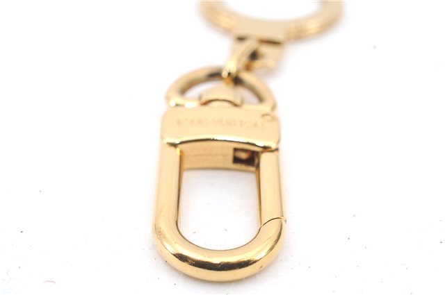 Authentic Louis Vuitton Charm Key Chain Anokre Gold M62694 LV 1347D