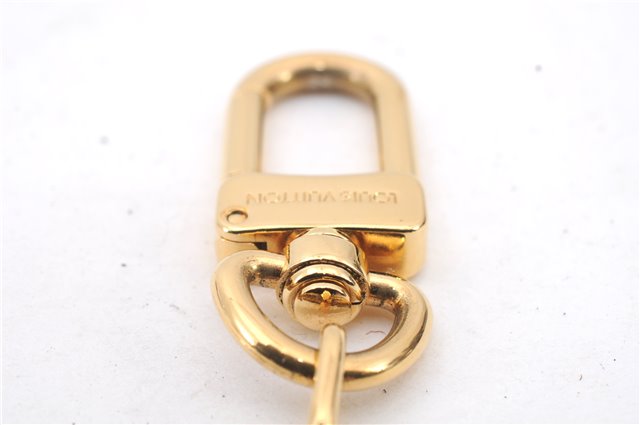 Authentic Louis Vuitton Charm Key Chain Anokre Gold M62694 LV 1347D