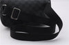 Authentic Louis Vuitton Damier Graphite Ambler Waist Body Bag N41289 LV 1347F