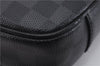 Authentic Louis Vuitton Damier Graphite Ambler Waist Body Bag N41289 LV 1347F