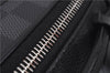 Authentic Louis Vuitton Damier Graphite Ambler Waist Body Bag N41289 LV 1347F