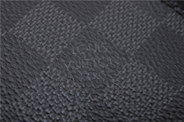 Authentic Louis Vuitton Damier Graphite Ambler Waist Body Bag N41289 LV 1347F