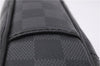 Authentic Louis Vuitton Damier Graphite Ambler Waist Body Bag N41289 LV 1347F