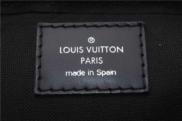 Authentic Louis Vuitton Damier Graphite Ambler Waist Body Bag N41289 LV 1347F