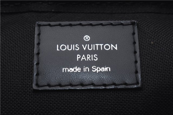 Authentic Louis Vuitton Damier Graphite Ambler Waist Body Bag N41289 LV 1347F