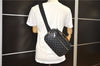 Authentic Louis Vuitton Damier Graphite Ambler Waist Body Bag N41289 LV 1347F
