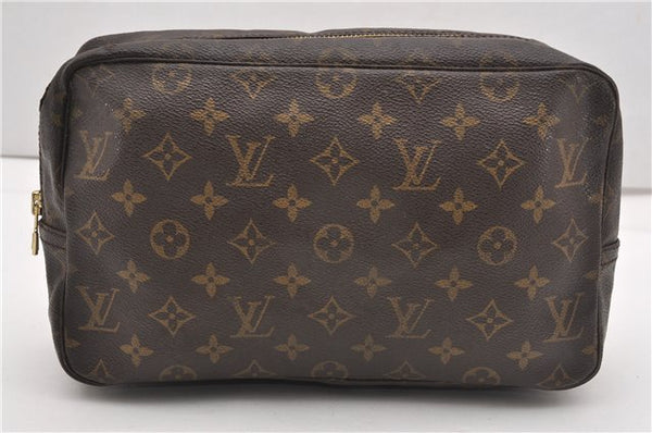 Authentic Louis Vuitton Monogram Trousse Toilette 28 Clutch Bag M47522 LV 1347G