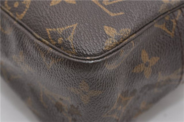Authentic Louis Vuitton Monogram Trousse Toilette 28 Clutch Bag M47522 LV 1347G