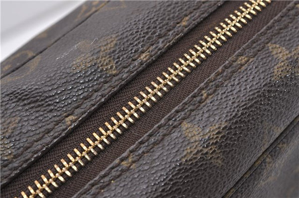 Authentic Louis Vuitton Monogram Trousse Toilette 28 Clutch Bag M47522 LV 1347G