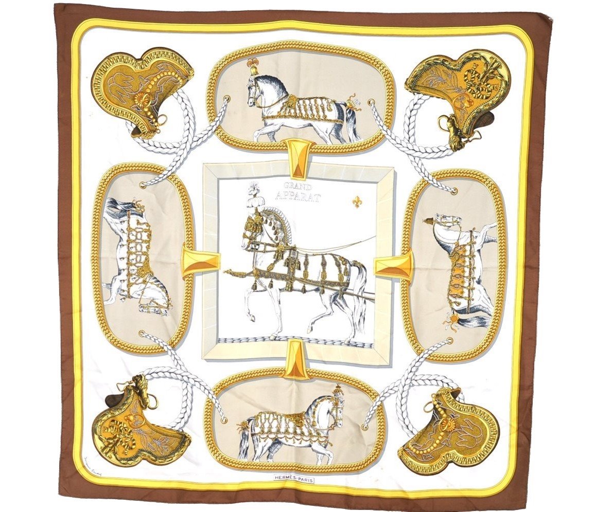 Authentic HERMES Carre 90 Scarf 