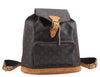 Authentic Louis Vuitton Monogram Montsouris GM Backpack M51135 LV 1348E