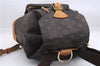 Authentic Louis Vuitton Monogram Montsouris GM Backpack M51135 LV 1348E