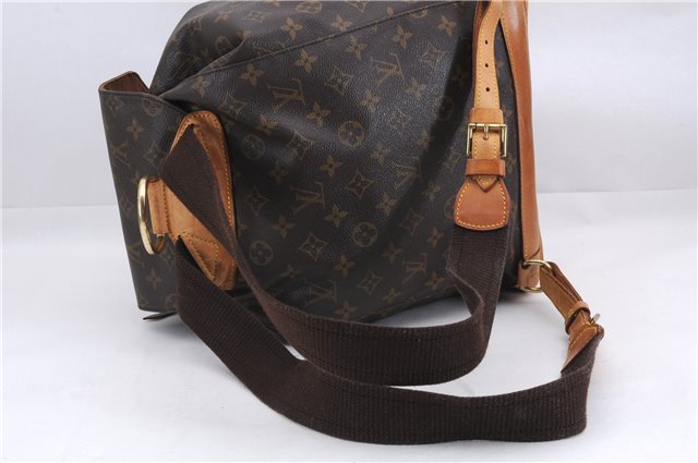 Authentic Louis Vuitton Monogram Montsouris GM Backpack M51135 LV 1348E