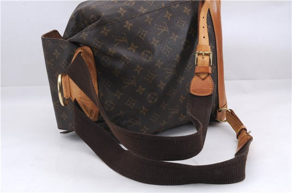 Authentic Louis Vuitton Monogram Montsouris GM Backpack M51135 LV 1348E