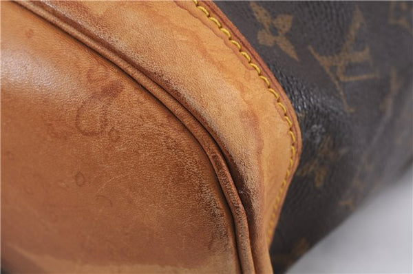 Authentic Louis Vuitton Monogram Montsouris GM Backpack M51135 LV 1348E