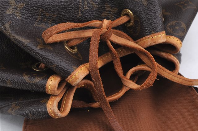 Authentic Louis Vuitton Monogram Montsouris GM Backpack M51135 LV 1348E