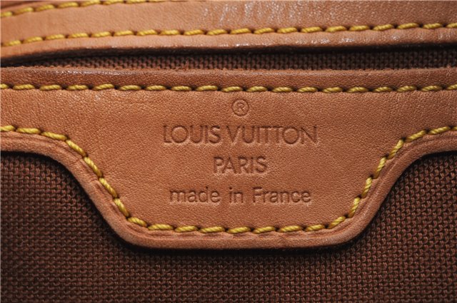 Authentic Louis Vuitton Monogram Montsouris GM Backpack M51135 LV 1348E