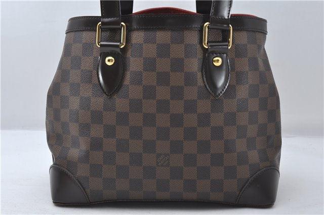 Authentic Louis Vuitton Damier Hampstead PM Shoulder Tote Bag N51205 LV 1350E