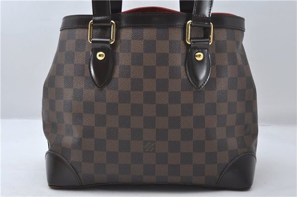 Authentic Louis Vuitton Damier Hampstead PM Shoulder Tote Bag N51205 LV 1350E