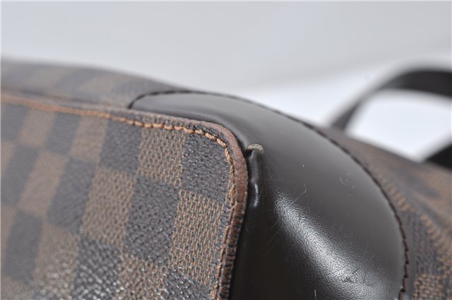 Authentic Louis Vuitton Damier Hampstead PM Shoulder Tote Bag N51205 LV 1350E