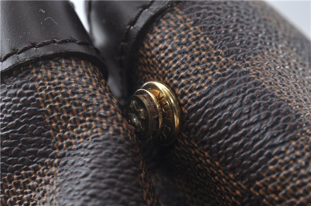 Authentic Louis Vuitton Damier Hampstead PM Shoulder Tote Bag N51205 LV 1350E