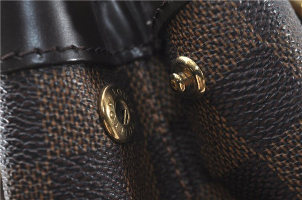Authentic Louis Vuitton Damier Hampstead PM Shoulder Tote Bag N51205 LV 1350E