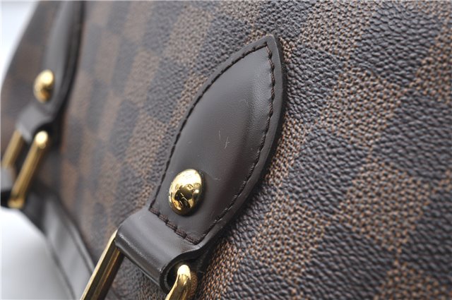 Authentic Louis Vuitton Damier Hampstead PM Shoulder Tote Bag N51205 LV 1350E