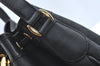 Authentic GUCCI Micro GG PVC Leather Shoulder Cross Body Bag Purse Black 1350H