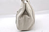 Authentic GUCCI Guccissima Shoulder Hand Tote Bag GG Leather 211937 White 1350I