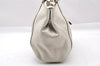 Authentic GUCCI Guccissima Shoulder Hand Tote Bag GG Leather 211937 White 1350I
