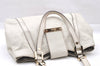 Authentic GUCCI Guccissima Shoulder Hand Tote Bag GG Leather 211937 White 1350I