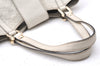Authentic GUCCI Guccissima Shoulder Hand Tote Bag GG Leather 211937 White 1350I