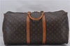 Auth Louis Vuitton Monogram Keepall Bandouliere 55 Boston Bag M41414 LV 1351E