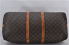 Auth Louis Vuitton Monogram Keepall Bandouliere 55 Boston Bag M41414 LV 1351E