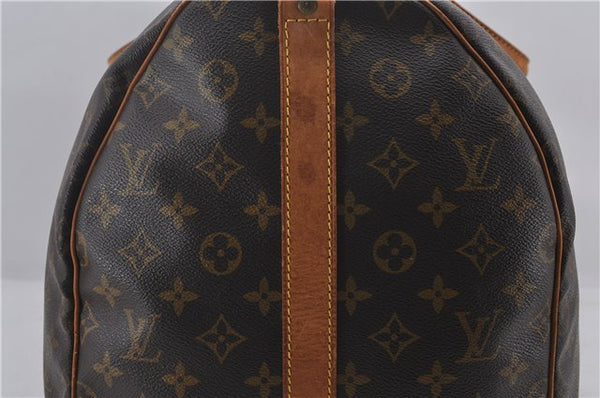 Auth Louis Vuitton Monogram Keepall Bandouliere 55 Boston Bag M41414 LV 1351E