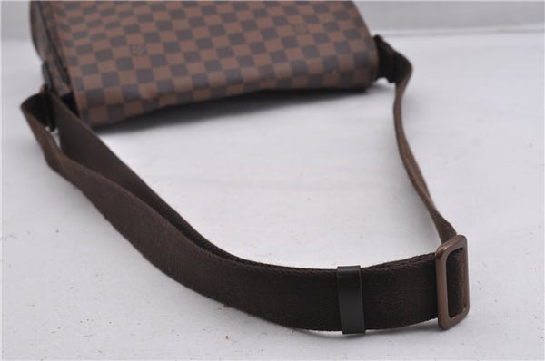 Authentic Louis Vuitton Damier District MM Shoulder Cross Bag N41212 LV 1351F