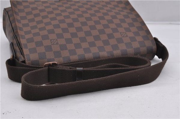 Authentic Louis Vuitton Damier District MM Shoulder Cross Bag N41212 LV 1351F