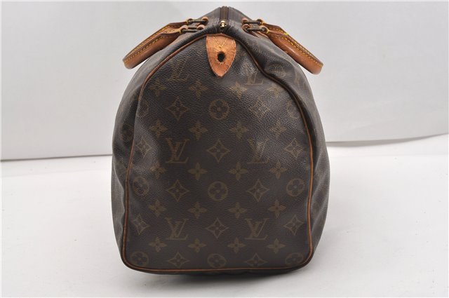 Authentic Louis Vuitton Monogram Speedy 40 Hand Boston Bag M41522 LV 1351G