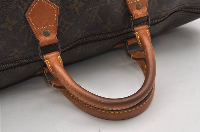 Authentic Louis Vuitton Monogram Speedy 40 Hand Boston Bag M41522 LV 1351G