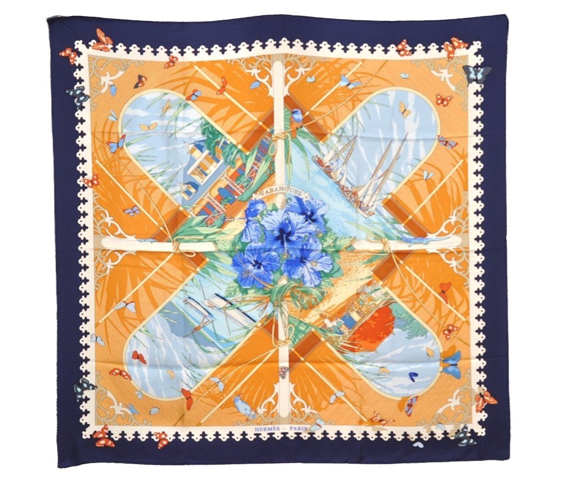 Authentic HERMES Carre 90 Scarf 