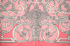 Authentic HERMES Carre 90 Scarf "LES TUILERIES" Silk Pink 1352I