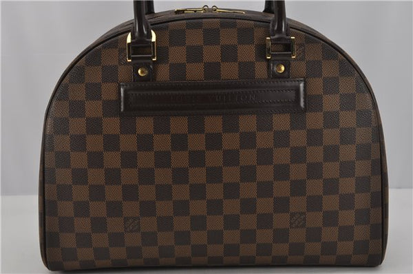 Authentic Louis Vuitton Damier Nolita Hand Boston Bag N41455 LV 1353F