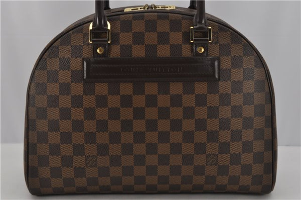 Authentic Louis Vuitton Damier Nolita Hand Boston Bag N41455 LV 1353F