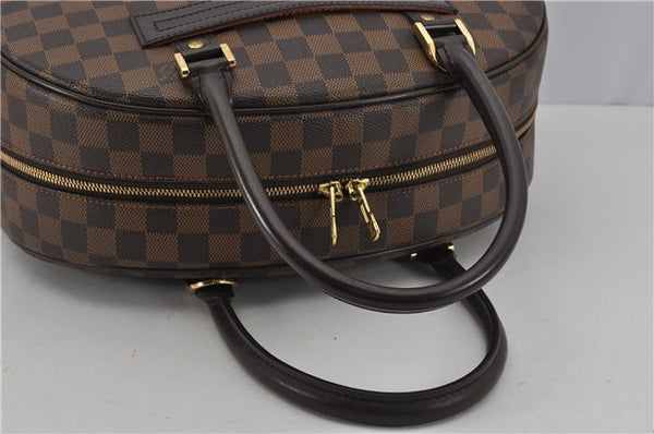 Authentic Louis Vuitton Damier Nolita Hand Boston Bag N41455 LV 1353F