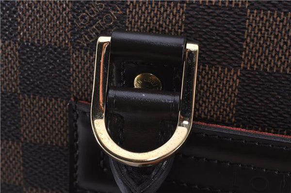 Authentic Louis Vuitton Damier Nolita Hand Boston Bag N41455 LV 1353F