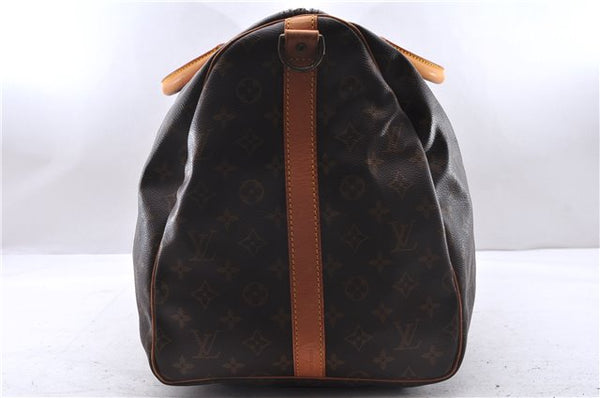 Auth Louis Vuitton Monogram Keepall Bandouliere 55 Boston Bag M41414 LV 1354E