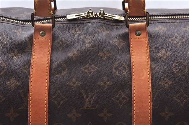 Auth Louis Vuitton Monogram Keepall Bandouliere 55 Boston Bag M41414 LV 1354E