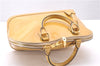 Authentic Louis Vuitton Vernis Alma PM Hand Bag Purse Yellow M91445 LV 1354F