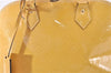 Authentic Louis Vuitton Vernis Alma PM Hand Bag Purse Yellow M91445 LV 1354F